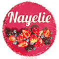 Happy Birthday Cake with Name Nayelie - Free Download