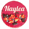 Happy Birthday Cake with Name Naylea - Free Download