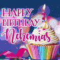 Happy Birthday Nehemias - Lovely Animated GIF