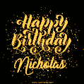 Happy Birthday Card for Nicholas - Download GIF and Send for Free