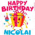 Funny Happy Birthday Nicolai GIF