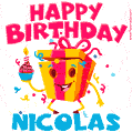 Funny Happy Birthday Nicolas GIF