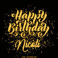 Happy Birthday Card for Nicoli - Download GIF and Send for Free