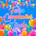 Feliz Cumpleaños Nicolo (GIF)