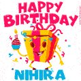 Funny Happy Birthday Nihira GIF