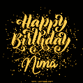 Happy Birthday Card for Nima - Download GIF and Send for Free