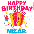 Funny Happy Birthday Nizar GIF