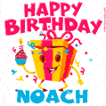 Funny Happy Birthday Noach GIF
