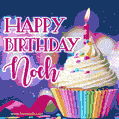 Happy Birthday Noeh - Lovely Animated GIF