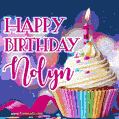 Happy Birthday Nolyn - Lovely Animated GIF