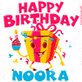 Funny Happy Birthday Noora GIF