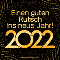 Einen guten Rutsch ins neue Jahr 2022!
