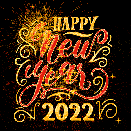 Wishing You a Happy New Year 2022 - Free Stylish Greeting eCard GIF
