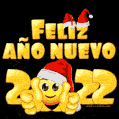 ¡Feliz Navidad y Próspero Año Nuevo 2022! GIF