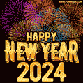 Happy New Year 2024! Get The Best New Year Animated GIF by Funimada.