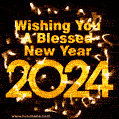 Wishing you a blessed New Year 2024!