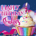 Happy Birthday Oakes - Lovely Animated GIF