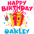 Funny Happy Birthday Oakley GIF