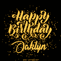 Happy Birthday Card for Oaklyn - Download GIF and Send for Free