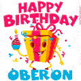 Funny Happy Birthday Oberon GIF