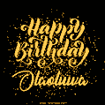Happy Birthday Card for Olaoluwa - Download GIF and Send for Free