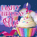Happy Birthday Ollie - Lovely Animated GIF