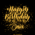 Happy Birthday Card for Onix - Download GIF and Send for Free