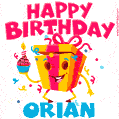 Funny Happy Birthday Orian GIF
