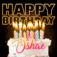 Oshae - Animated Happy Birthday Cake GIF for WhatsApp