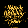 Happy Birthday Card for Oskar - Download GIF and Send for Free