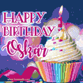Happy Birthday Oskar - Lovely Animated GIF