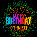 New Bursting with Colors Happy Birthday Othniel GIF and Video with Music