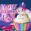 Happy Birthday Pace - Lovely Animated GIF
