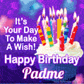 It's Your Day To Make A Wish! Happy Birthday Padme!