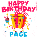 Funny Happy Birthday Page GIF