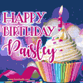 Happy Birthday Paisley - Lovely Animated GIF