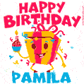 Funny Happy Birthday Pamila GIF