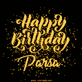 Happy Birthday Card for Parsa - Download GIF and Send for Free