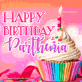 Happy Birthday Parthenia - Lovely Animated GIF