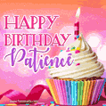Happy Birthday Patience - Lovely Animated GIF