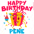 Funny Happy Birthday Pene GIF
