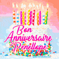 Joyeux anniversaire, Penellope! - GIF Animé
