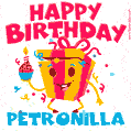 Funny Happy Birthday Petronilla GIF