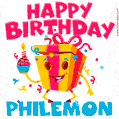 Funny Happy Birthday Philemon GIF