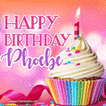 Happy Birthday Phoebe - Lovely Animated GIF