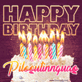 Piloqutinnguaq - Animated Happy Birthday Cake GIF Image for WhatsApp