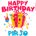 Funny Happy Birthday Pirjo GIF