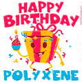 Funny Happy Birthday Polyxene GIF