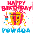 Funny Happy Birthday Powaqa GIF