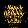 Happy Birthday Card for Prithvi - Download GIF and Send for Free